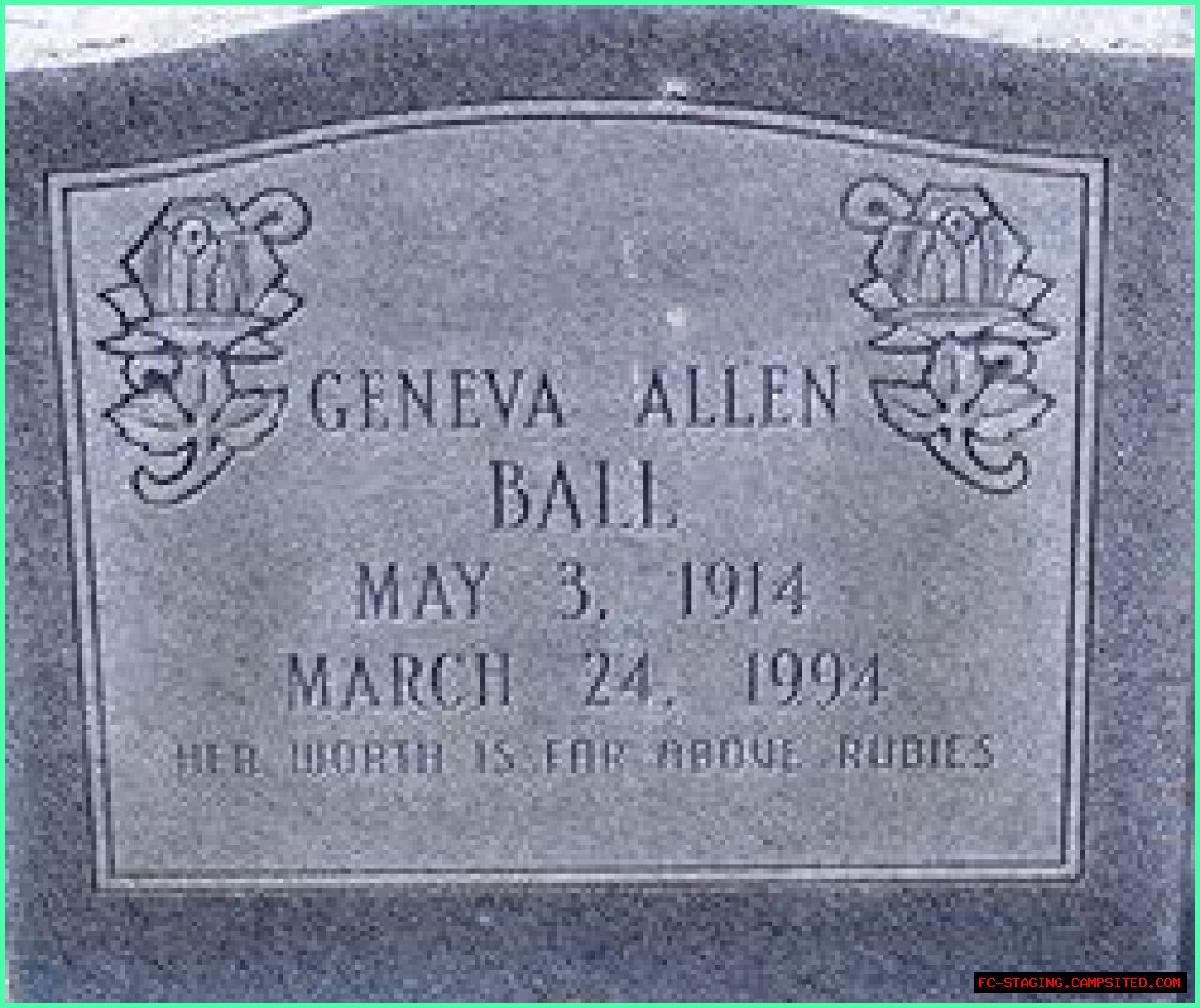 Geneva Allen: Obituary And Remembrance